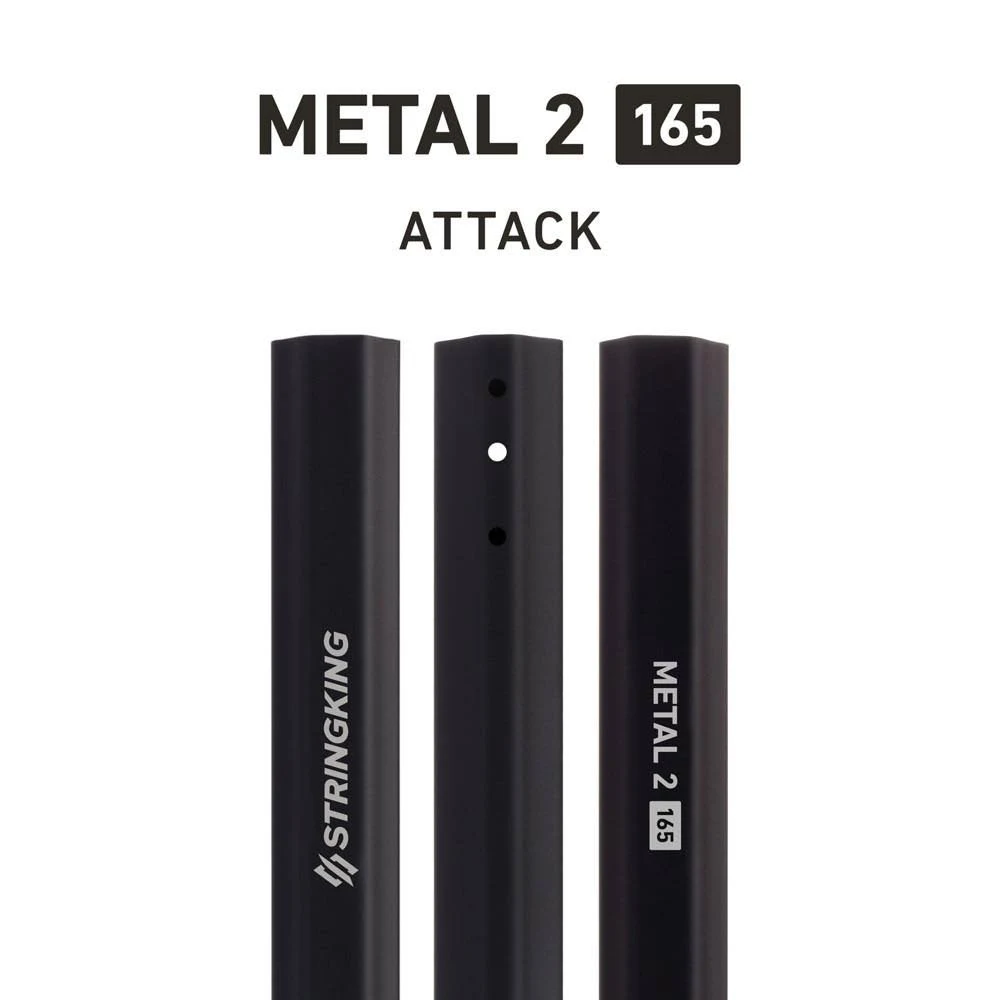 StringKing Metal 2 165 Attack Lacrosse SHAFT, Black