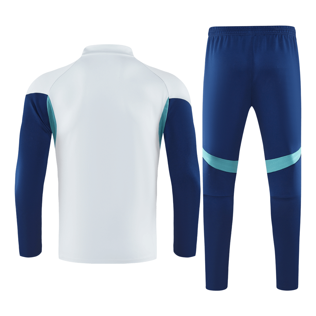 Arsenal 1/4 Zip Tracksuit 2025/26 Kids White