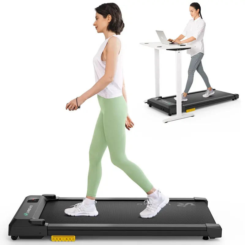 UREVO Smart Walking Pad – Compact Under-Desk Treadmill for Home Office Use