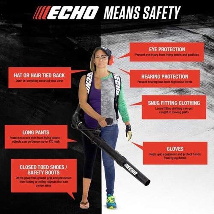 echo-63.3 cc Gas 2-Stroke Cycle Backpack Leaf Blower with Tube Throttle