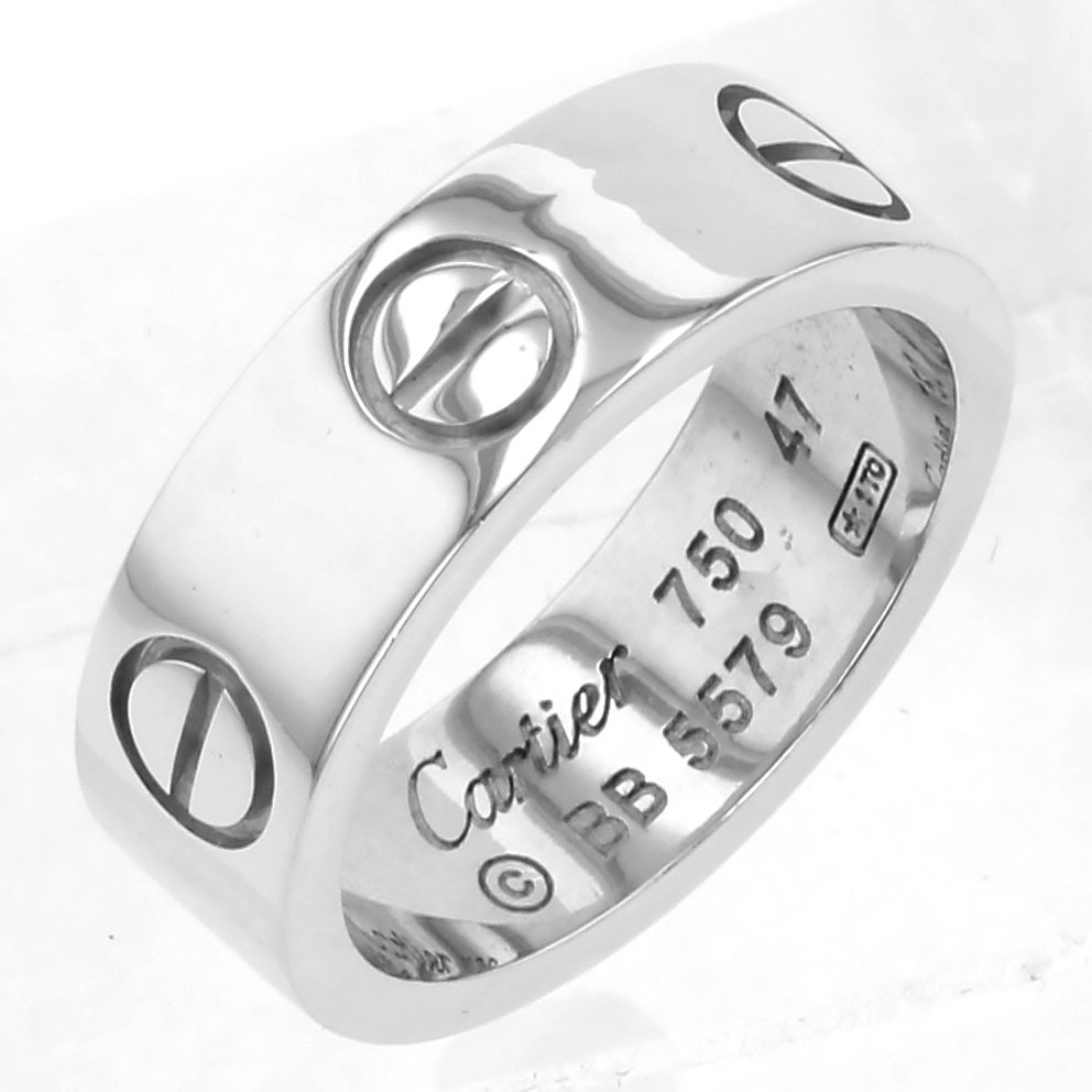 Cartier Love #47 Ring 18K White Gold