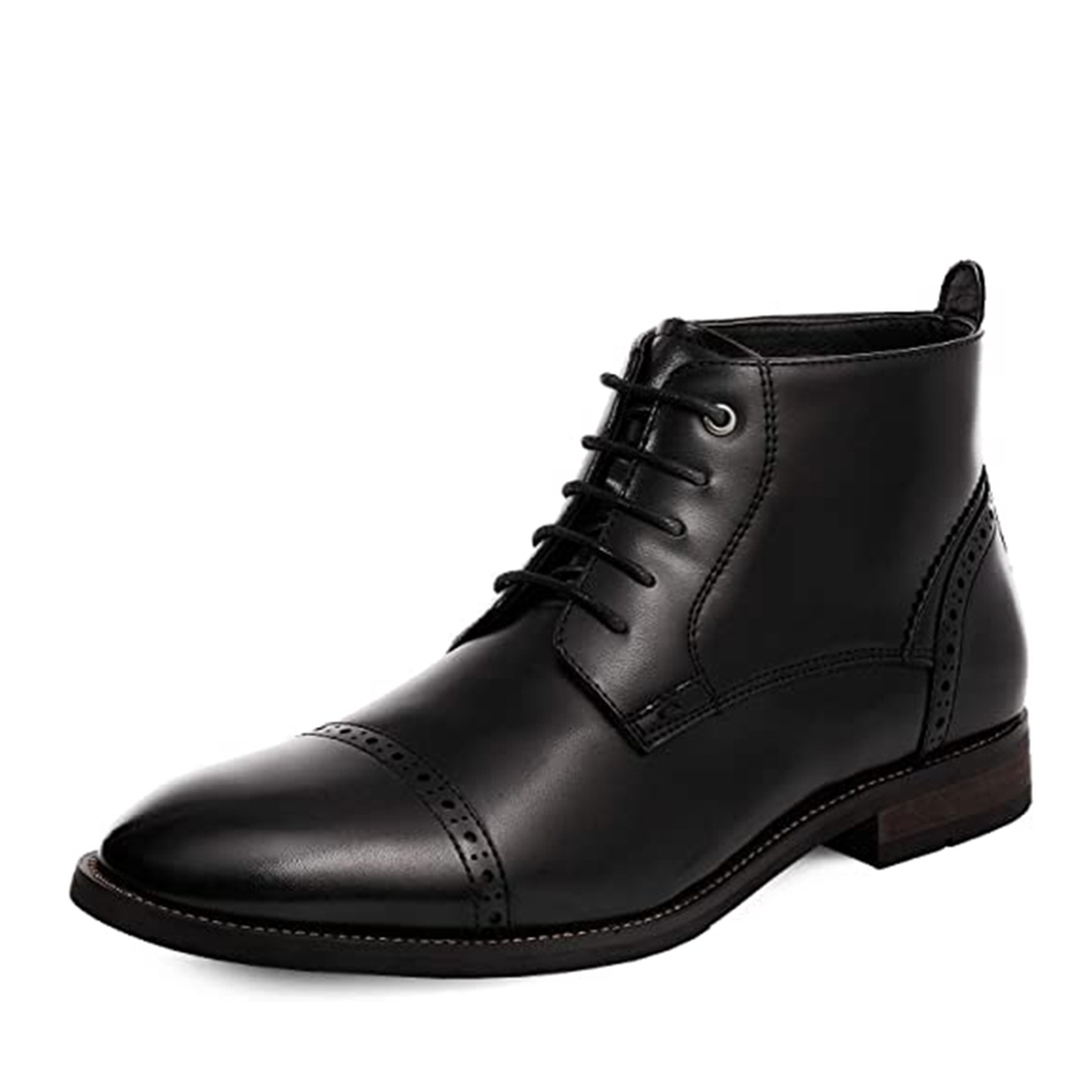 Men's Classic Cap Toe Oxford Ankle Boots