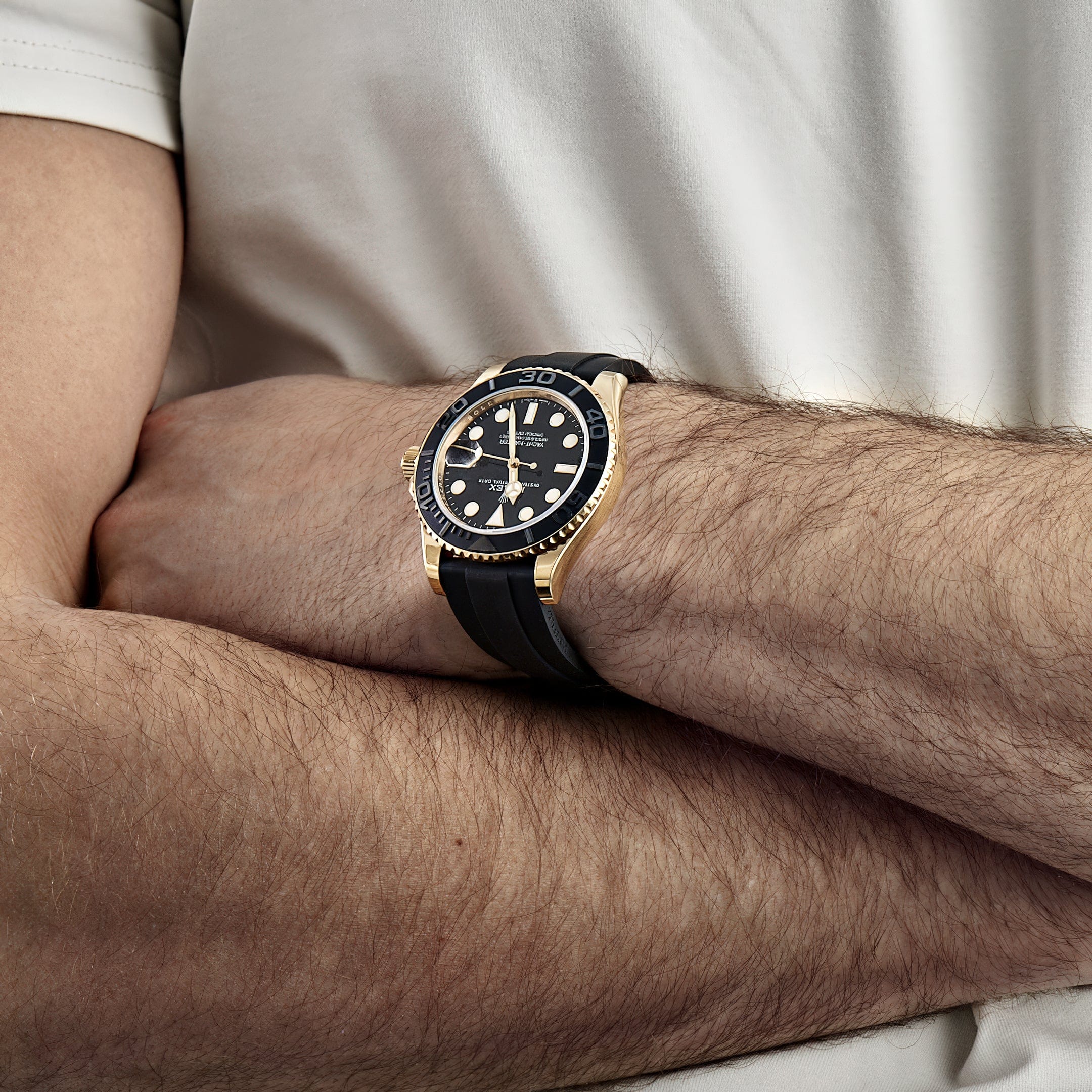 Rolex Yacht-Master 42 226658 Yellow Gold Black Dial