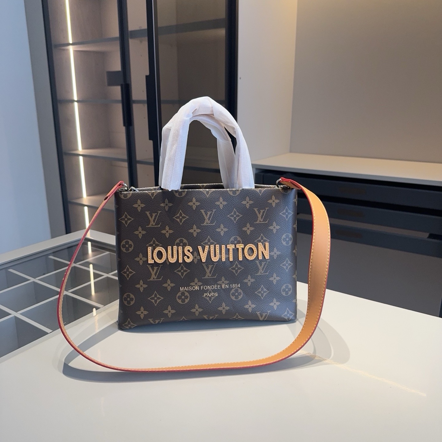 LV sopper shopping tote bag - cnluxepick