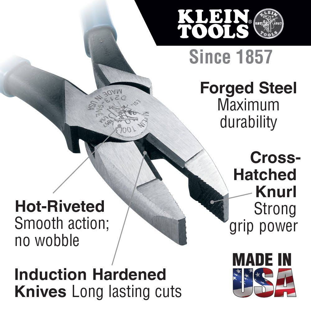 Klein Tools J20017NE Side-Cutting Pliers