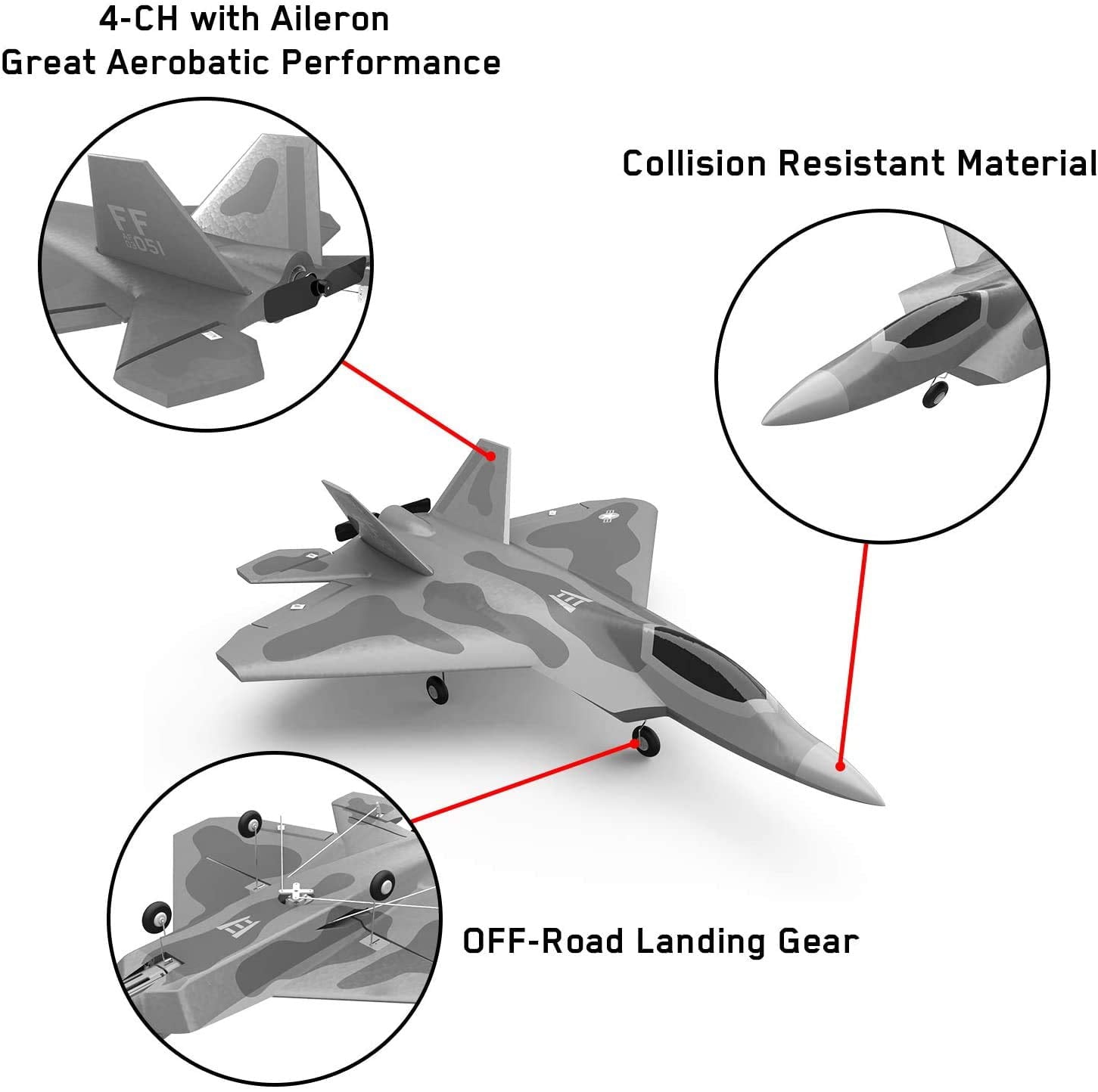 Peace Fighter Remote Controlled Plane