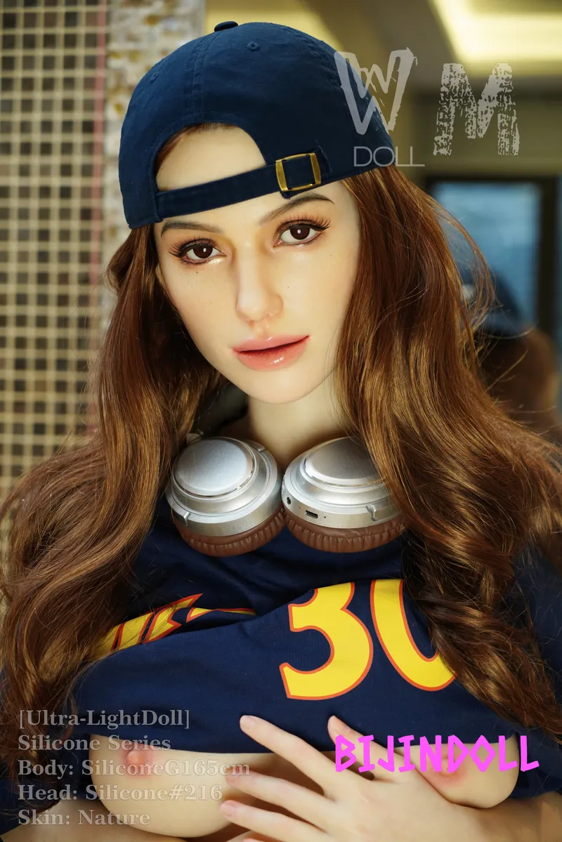 WM Doll 165cm G-cup Silicone Sex Doll Ultra-Light Head #S216 Big Breasts