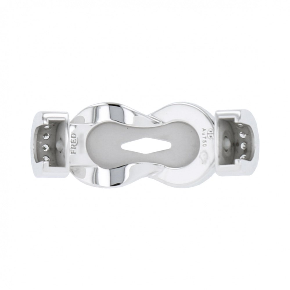 FRED Chance Amphini Eight Degree Zero Mm Full Diamond Accessory 18K White Gold 0B0112