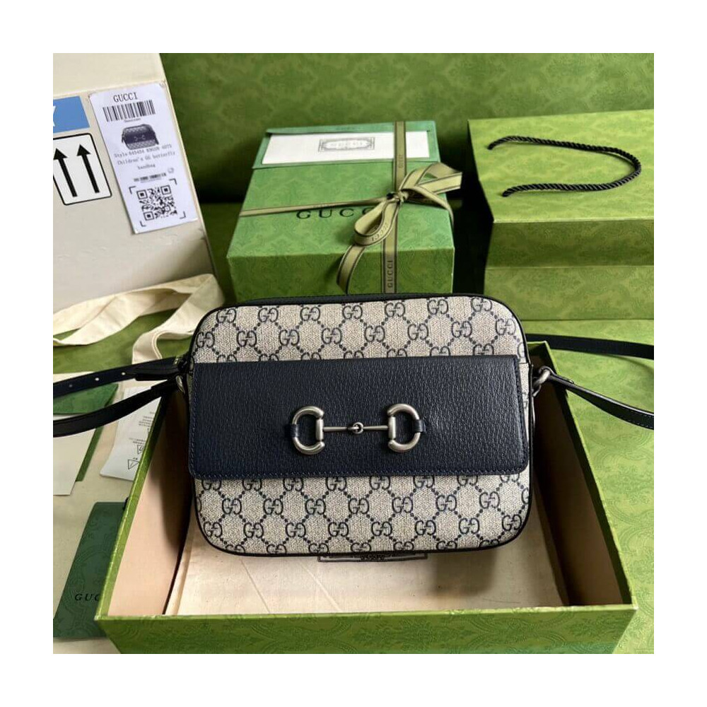 Gucci Horsebit 1955 Small Bag in Blue