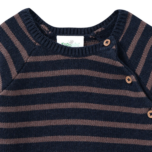 Topomini Pure Collection Baby Strickjacke aus Bio-Baumwolle
