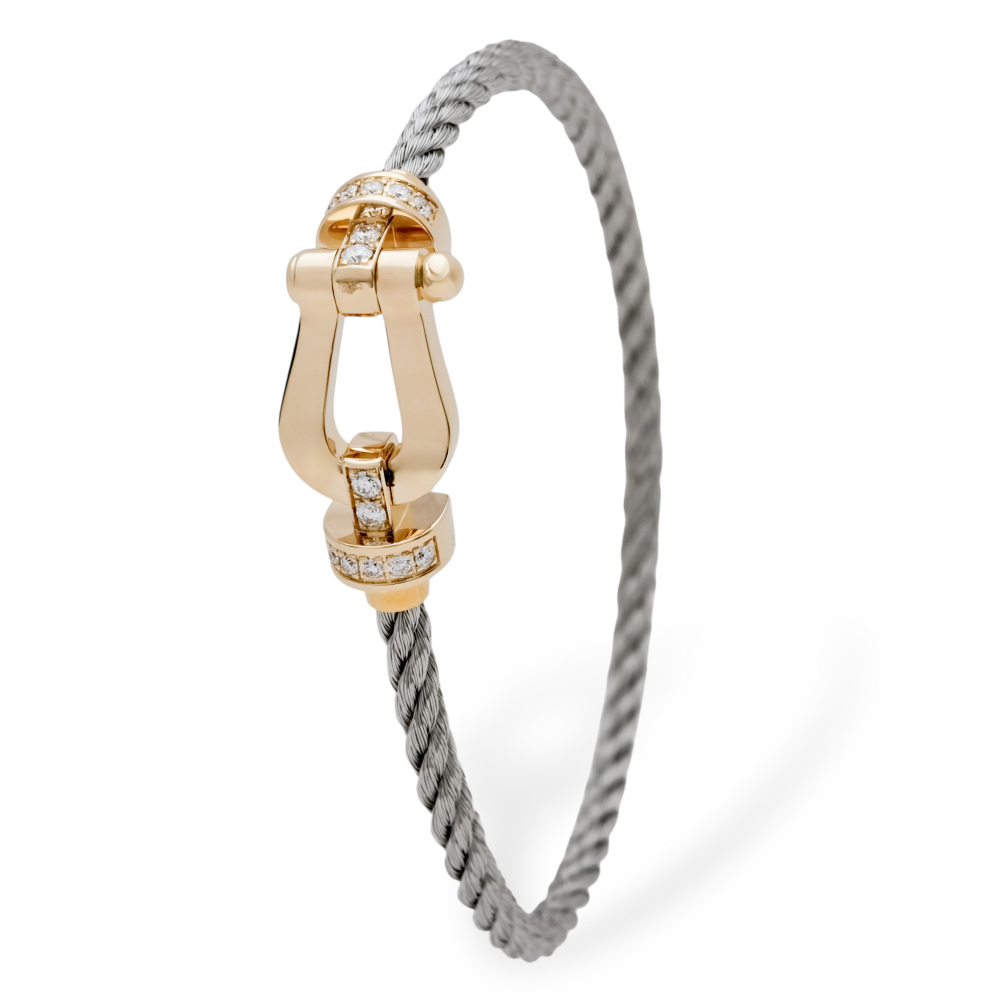 FRED Force 10 Bracelet 18K Yellow Gold Diamond 0B0070-6B0279