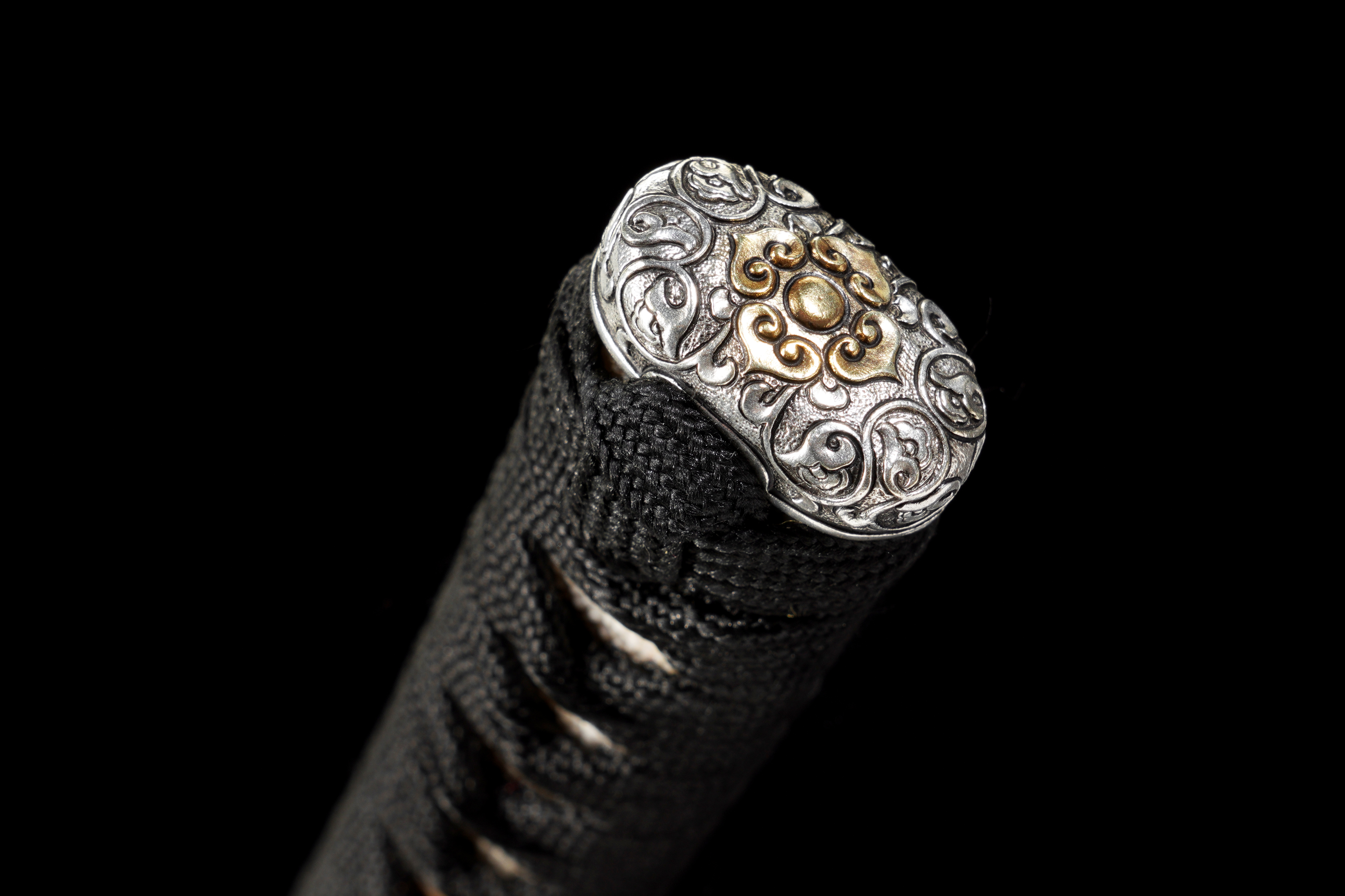 Handmade Japanese Katana Damascus Folded Steel Clay Tempered Full Tang