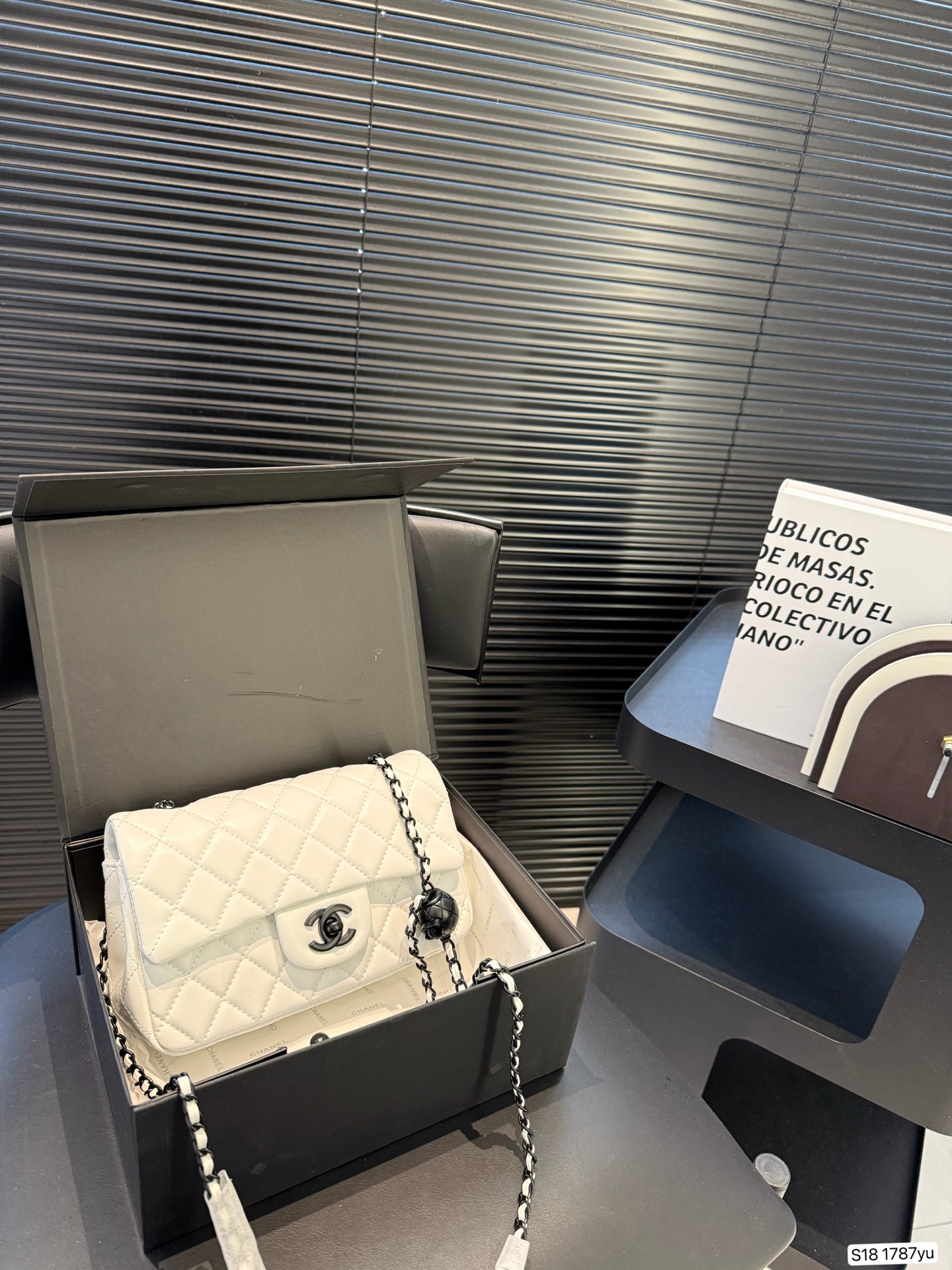 Chanel Golden Ball Square Fat Crossbody Bag - cnluxepick