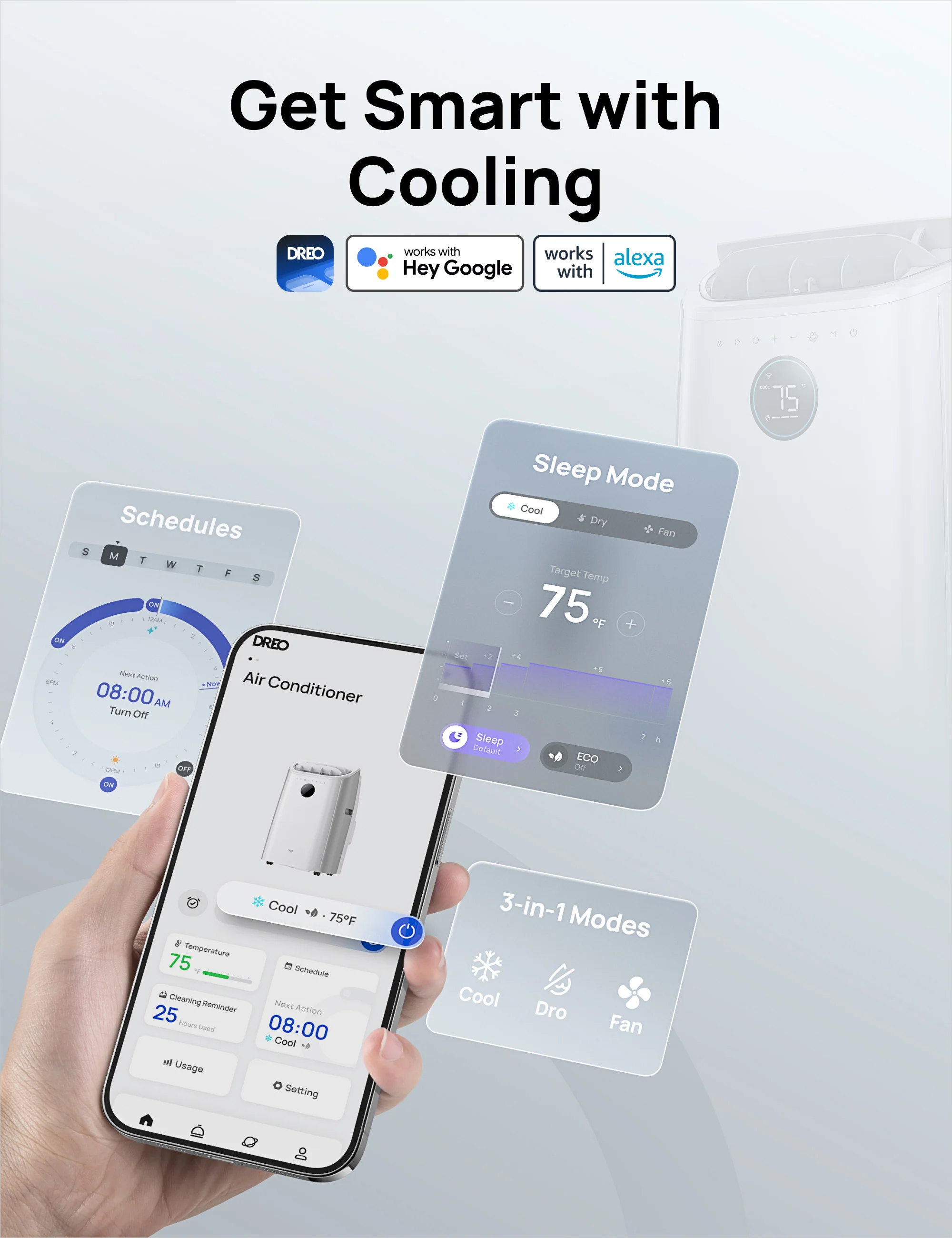 Smart Air Conditioner AC515S | 12000BTU