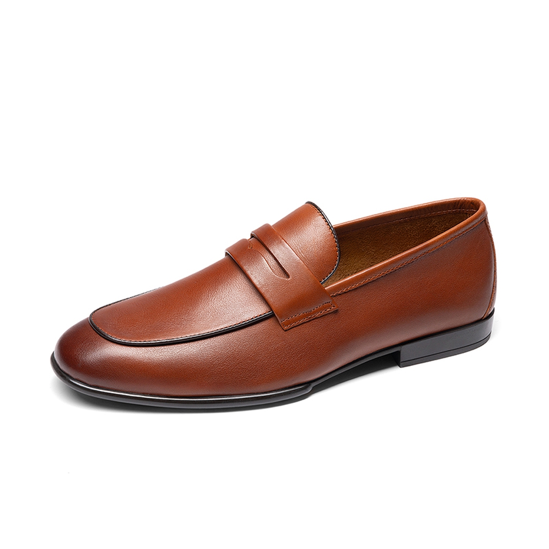 Men's Classic Full-grain Leather Dress Loafers