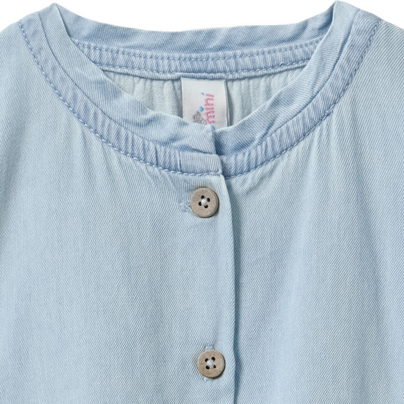 Topomini Baby Kleid in Denim-Optik