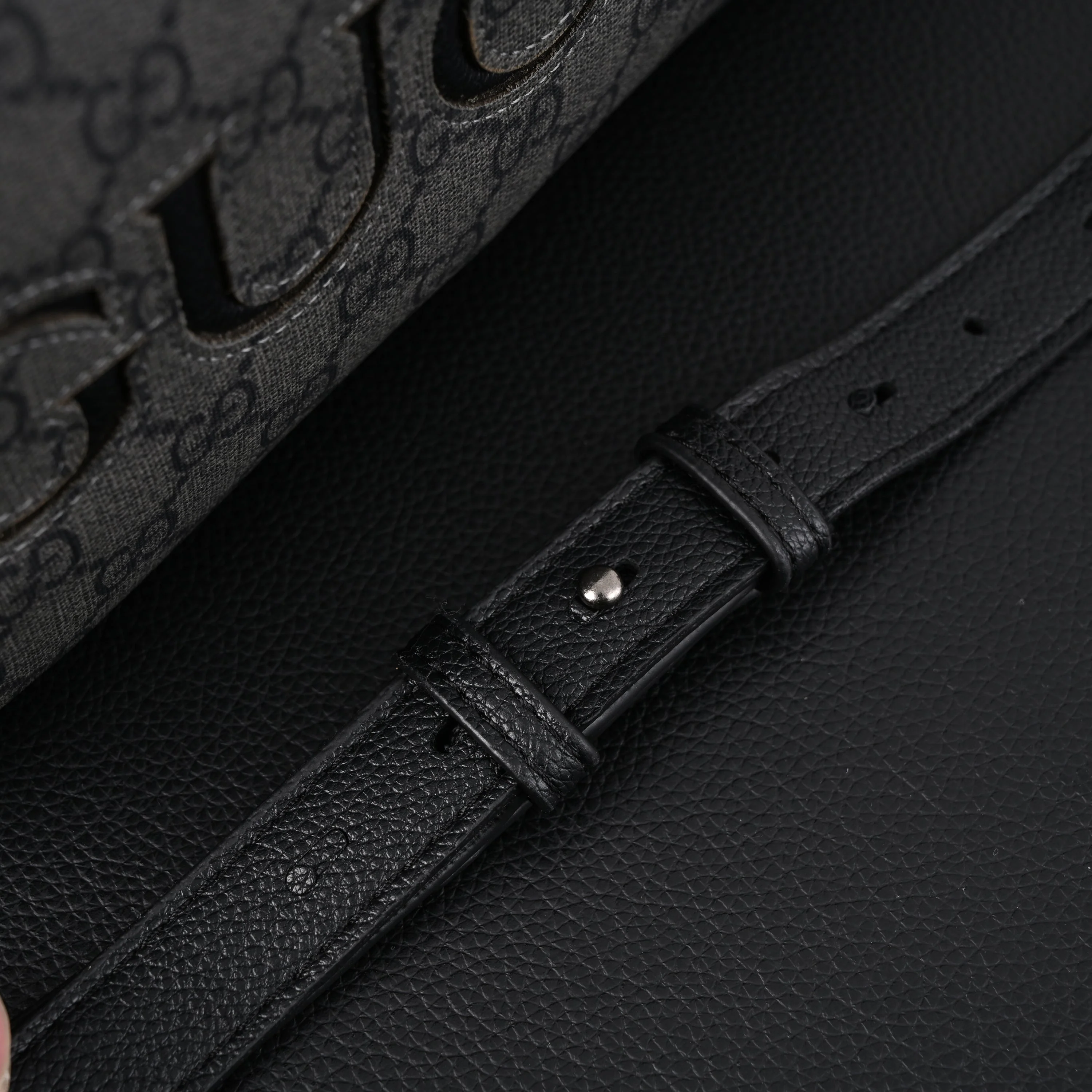 Gucci Ophidia GG Supreme Belt Bag – Black/Grey Monogram