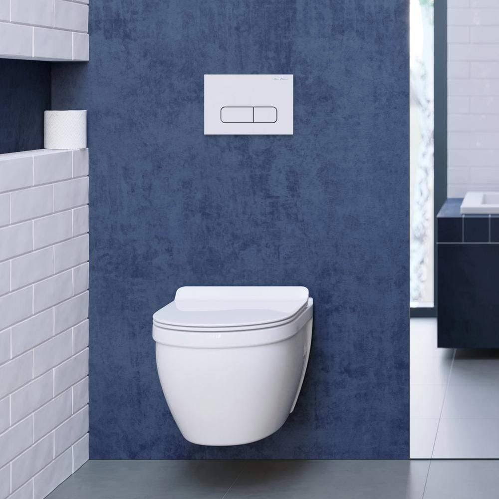 Swiss Madison Ivy SM-WT450 Wall Hung Toilet, Glossy White