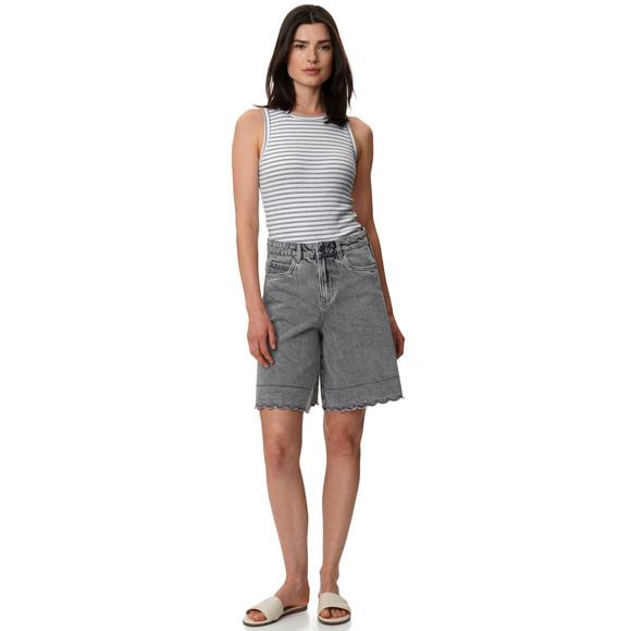 Gina Collection Damen Bermuda-Shorts in Denim-Optik