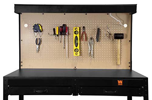 WEN 48-Inch Workbench with Power Outlets and Light