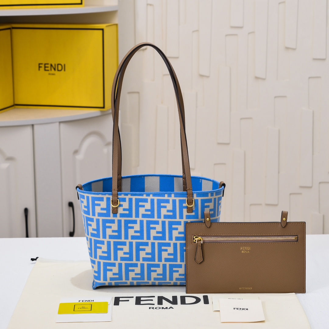 Fendi Double-sided roll bag Baguette neverfull bag - cnluxepick
