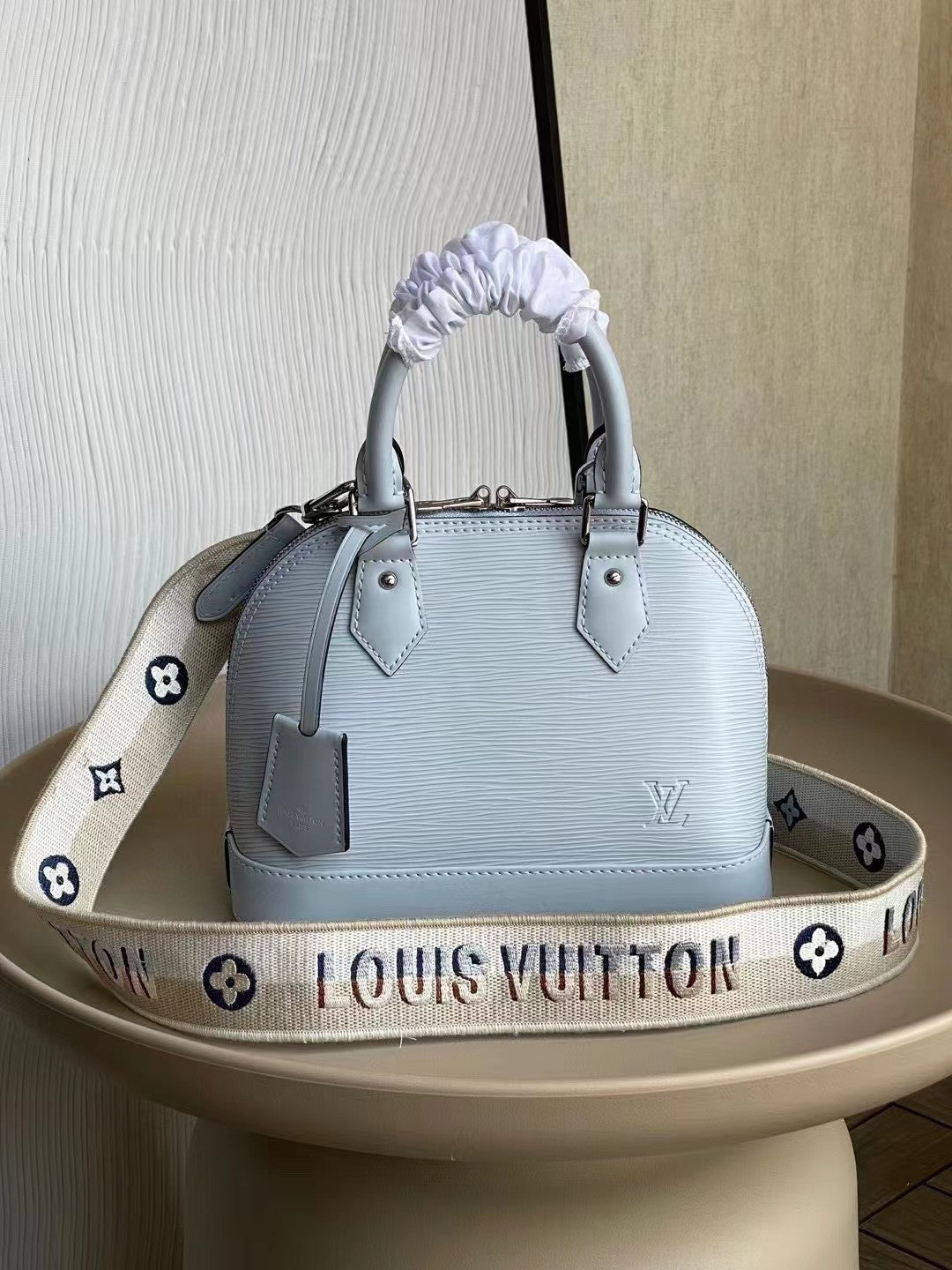 Louis Vuitton Alma Bb 23Cm Blue Bag