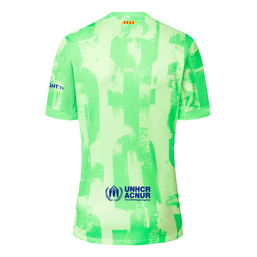 Barcelona Third Away Soccer Jersey - Spotify Logo Without Text
