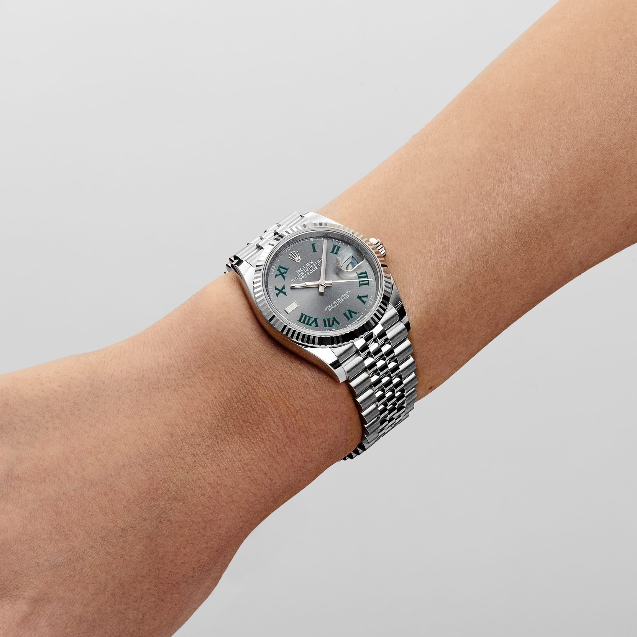 Rolex Datejust 36 126234 Stainless Steel Slate 'Wimbledon' Dial Jubilee (2026)