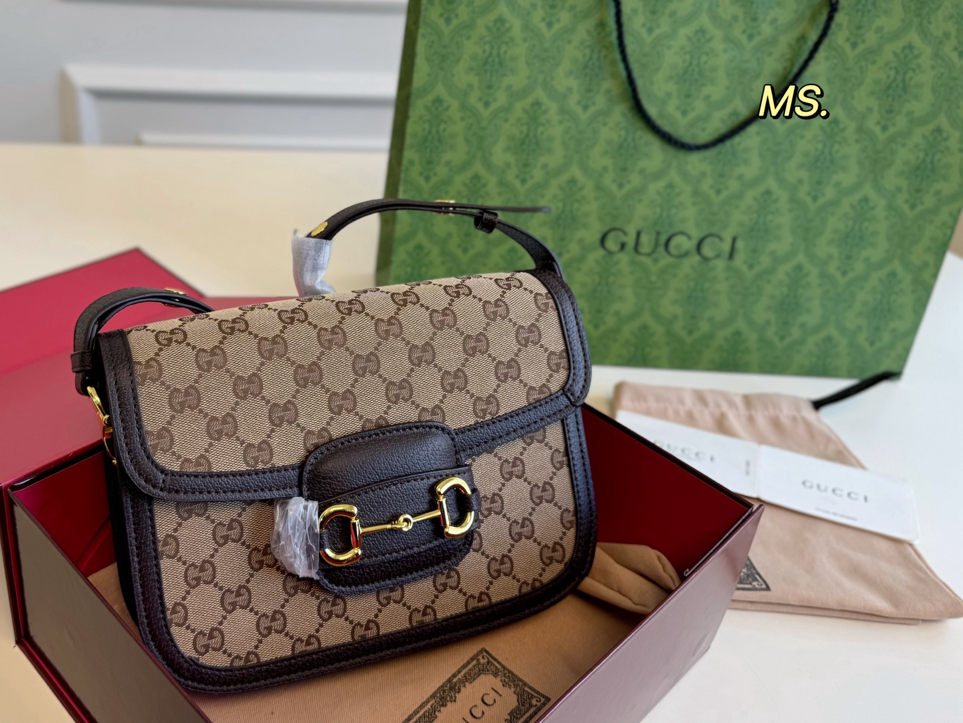 Gucci new 1955 saddle bag - cnluxepick
