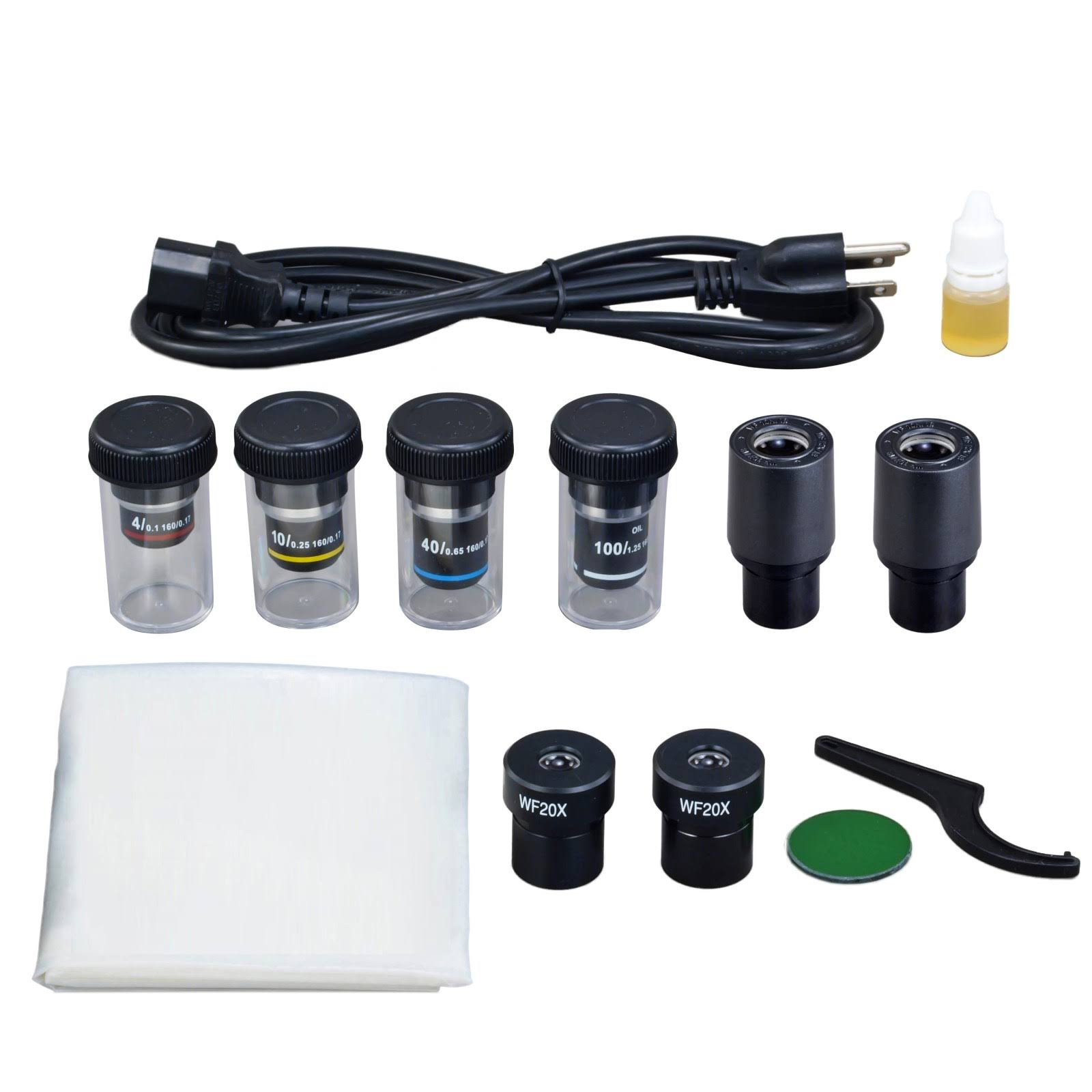 OMAX 40X-2000X USB3 18MP Binocular Lab Compound Siedentopf LED Microscope with Reversed Nosepiece