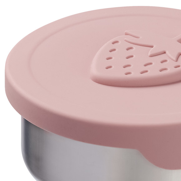 Topolino Pure Collection Runde Brotdose aus Edelstahl