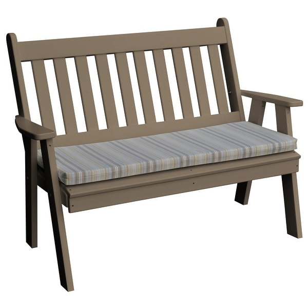 Poly 4' Traditional English Garden Bench