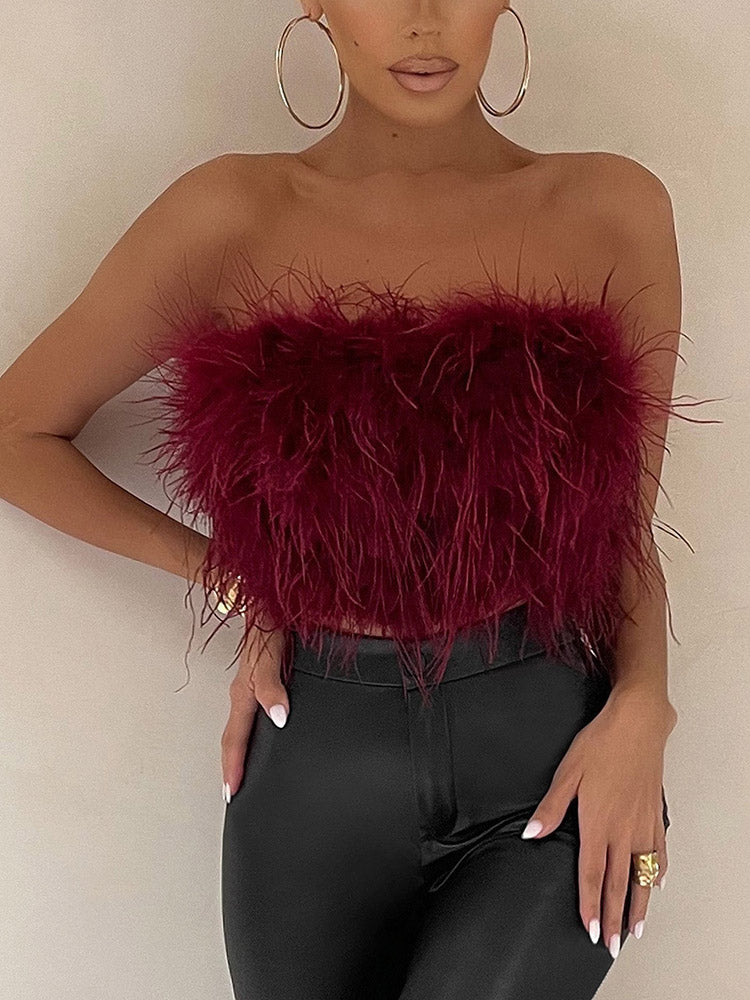 Feather Crop TopClistos