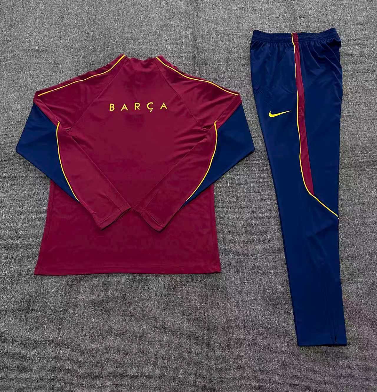 Adult/ Kids 2627 Barcelona half zipper Training suit