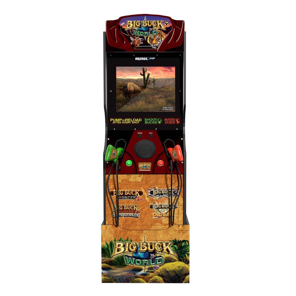 Arcade1UP Big Buck Hunter Arcade Game with Riser