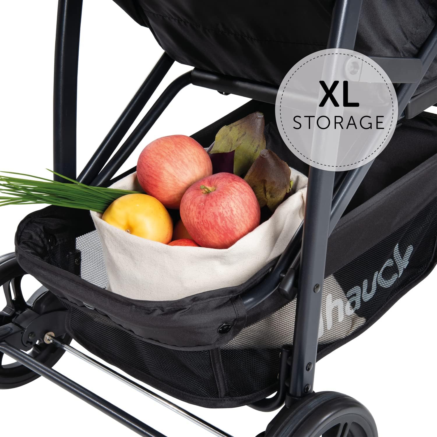 4X Carrito Bebe, desde el Nacimiento hasta 25 kg, Silla de Paseo Ligera, Silla Bebe, Reclinable, Plegable, Compacta, Mickey Mouse Gris