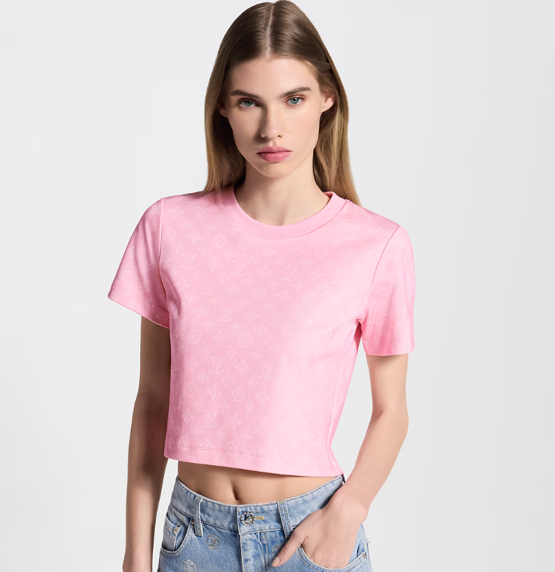 LOUIS VUITTON Mahina Print Crop Top