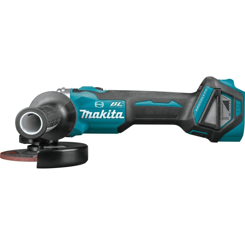 Makita 18V LXT 4-1/2 / 5″ Cut-Off/Angle Grinder with Electric Brake & AWS Bare Tool XAG17ZU