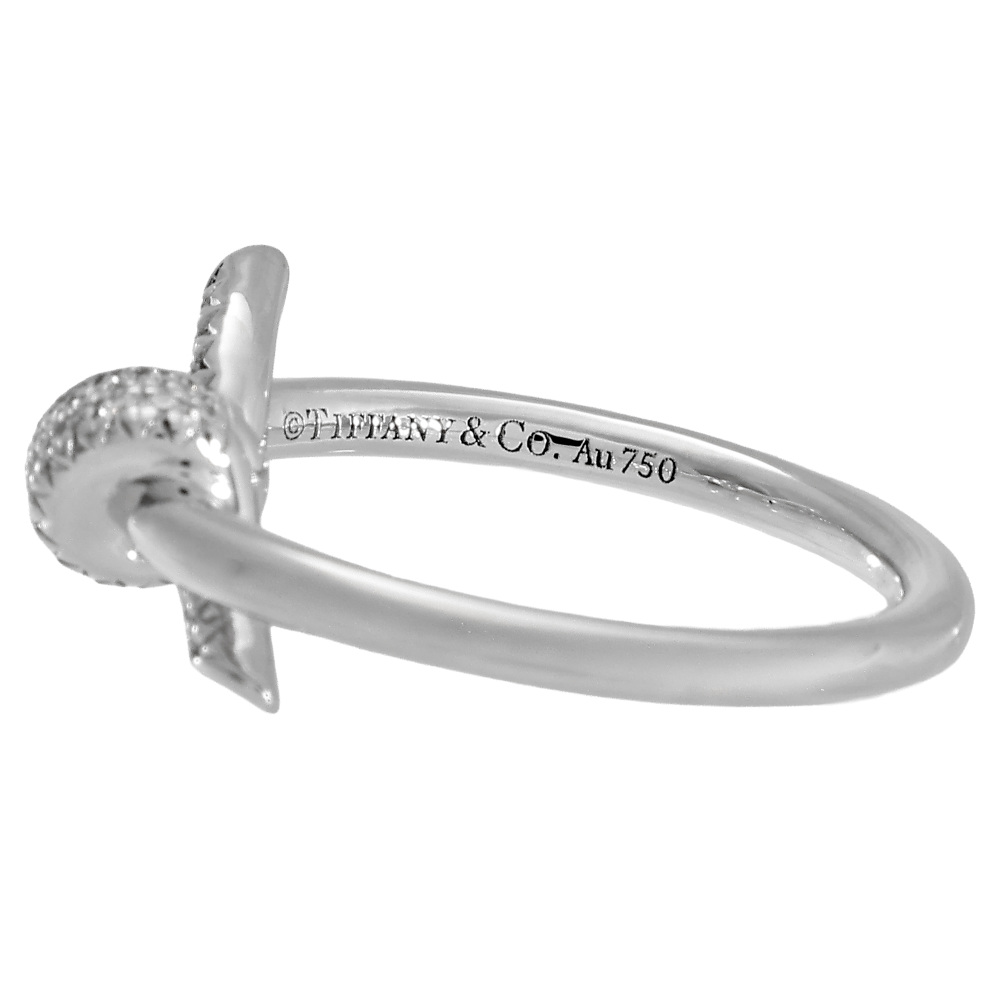 Tiffany & Co. Knot Ring 18K White Gold Diamond 70302705