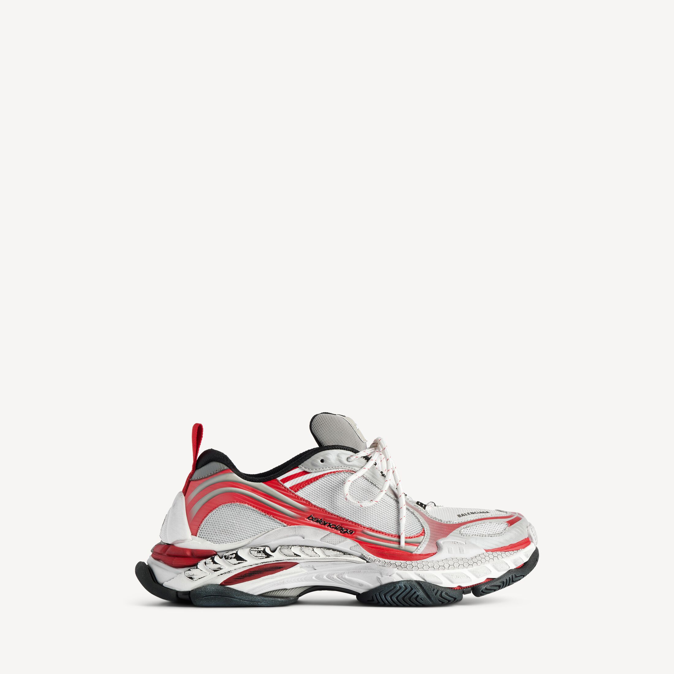 MEN'S TRIPLE S.2 SNEAKER IN GREY/RED/WHITE Triple S.2 Sneaker in grey, red and white polyurethane and polyester