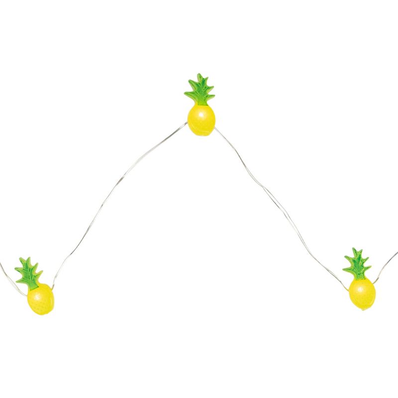 Northlight LED Pineapple Fairy Lights - Warm White - 2.75' Silver Wire - 10pcs