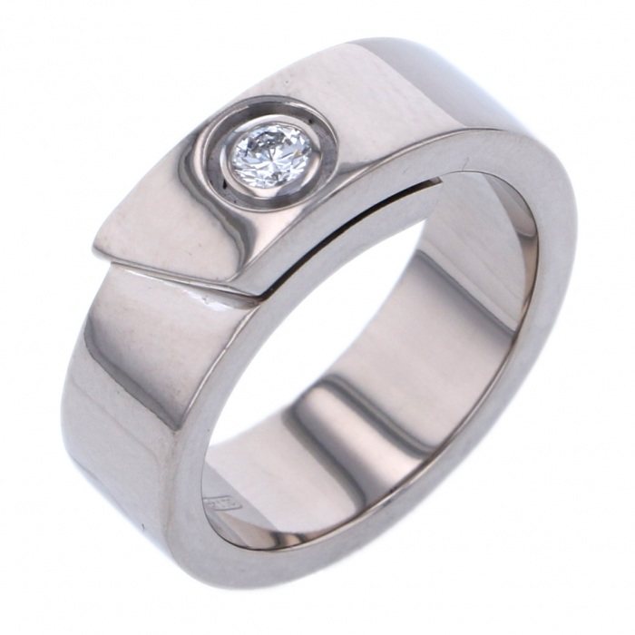 Cartier Anniversary Ring K18WG White Gold Ring