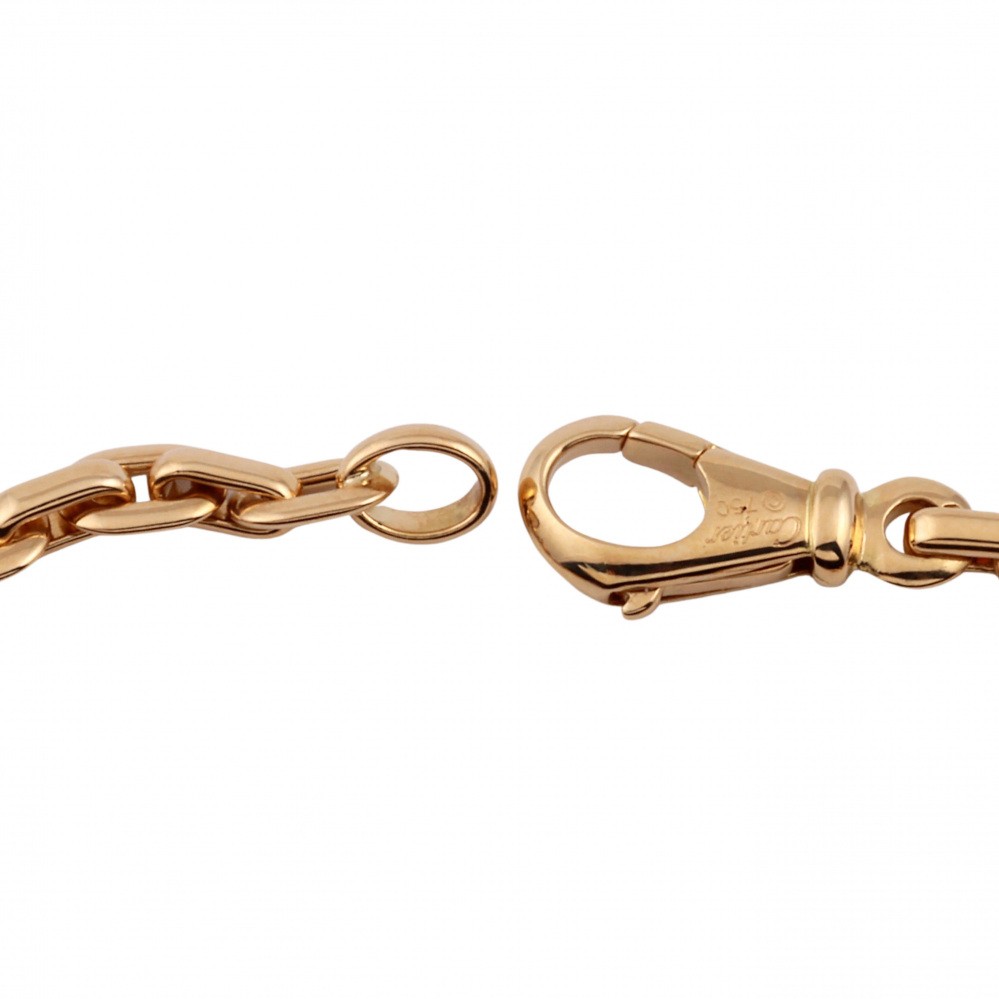 Cartier Mepra Chain K18YG Yellow Gold Bracelet