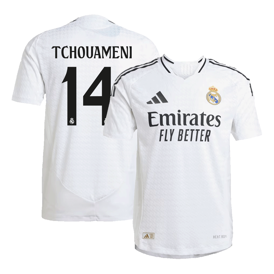 TCHOUAMENI #14 Real Madrid Home Player Version Jersey