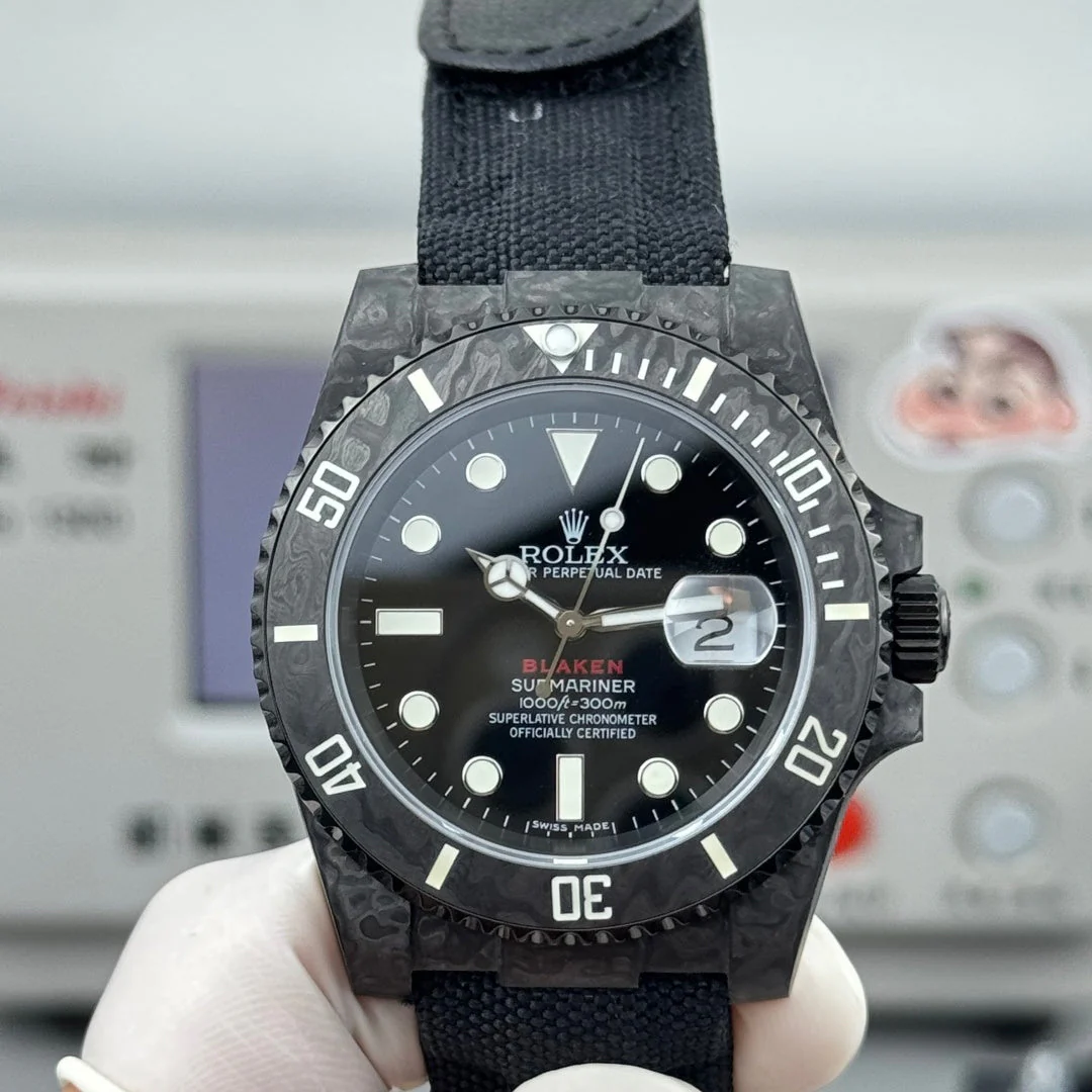Rolex Submariner Date Custom Carbon Black