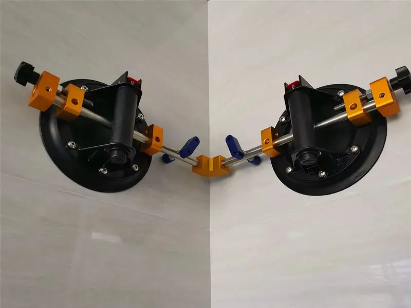Professional 6-Inch 90-Degree Countertop Seam Setter with Suction Cup – Granite, Marble & Stone Slab Alignment Tool (2-Pack)