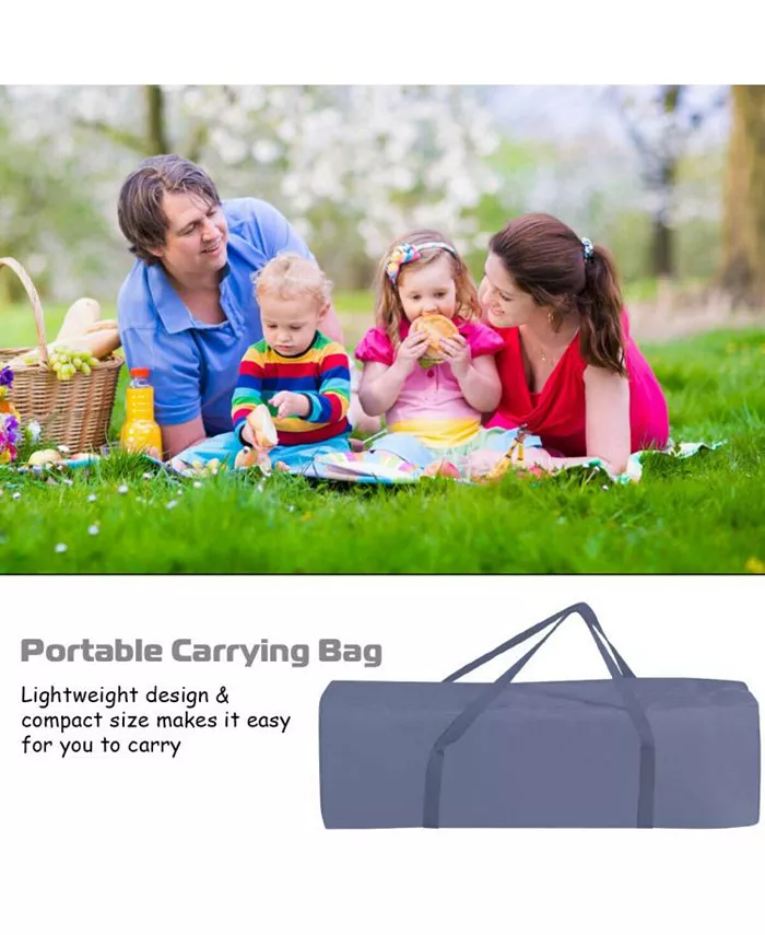 Slickblue Foldable Safety  Baby Playard for Toddler Infant with Changing Station
