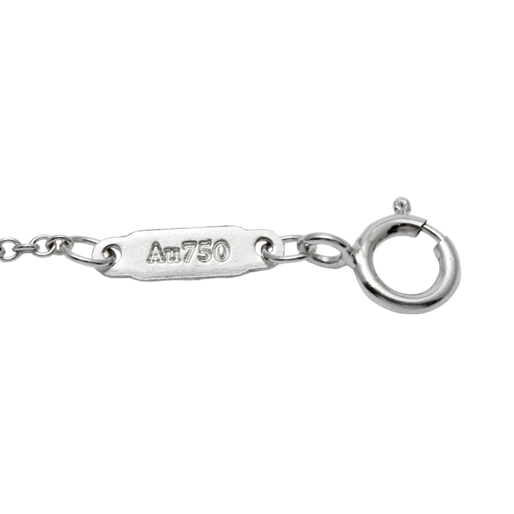 Tiffany & Co. Tiffany T Smile L Necklace 18K White Gold Diamond 60011655