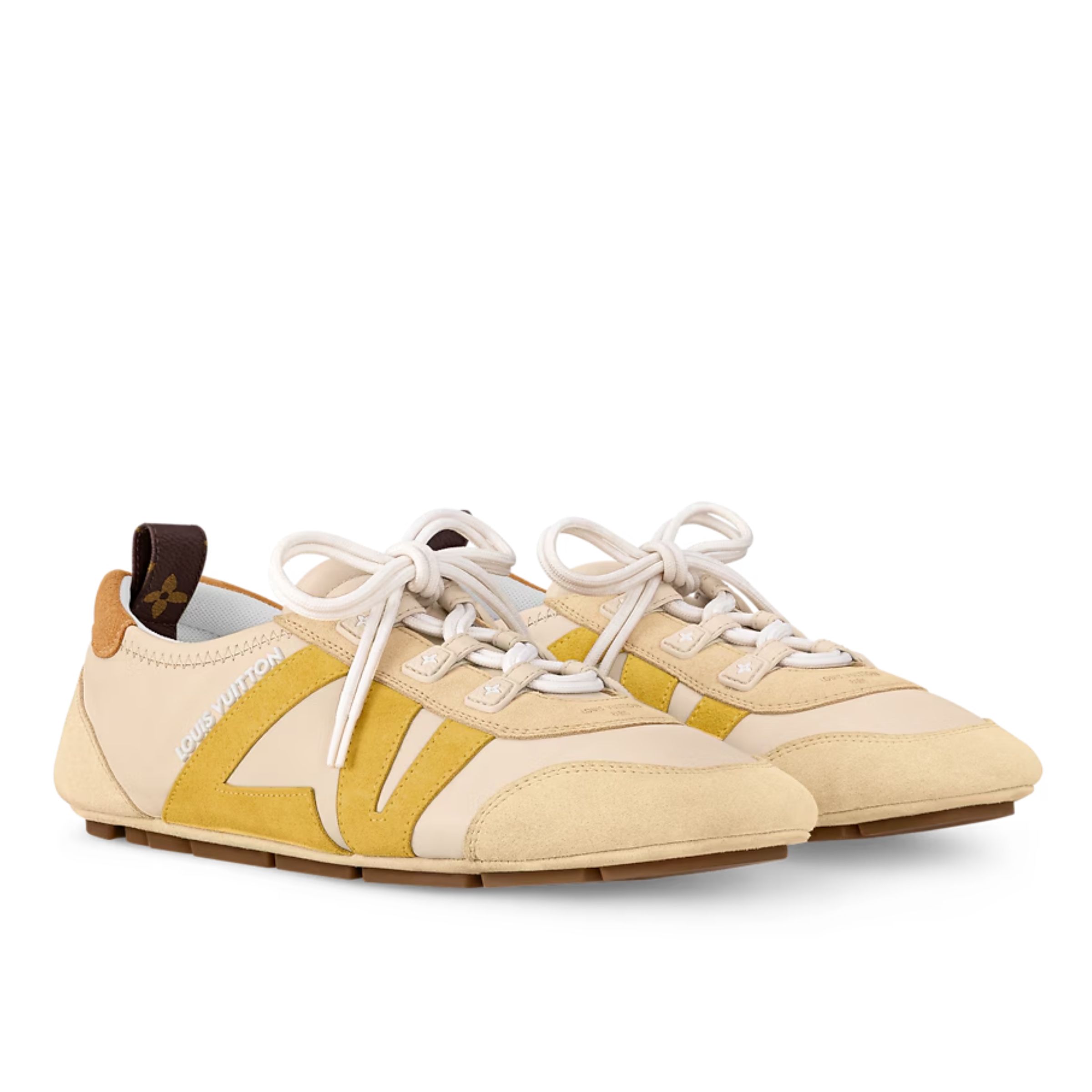 Louis Vuitton Sneakerina Yellow Beige – Women’s Ballet-Inspired Slim Sneakers