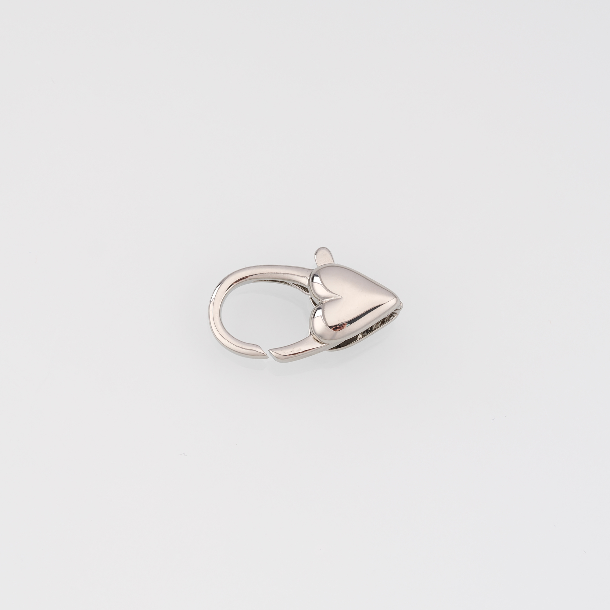 18K Gold Filled Heart Lobster Claw Clasp,Lobster Clasp Lock,Spring Buckle for DIY Jewelry Necklace Bracelet